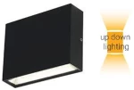 ΑΠΛΙΚΑ LED 6W 3000k ΜΑΥΡΟ