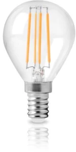 LED FILAMENT ΣΦΑΙΡΙΚΟ E14 ΔΙΑΦΑΝΟ 6W 4000k 520L ΛΑΜΠΑ