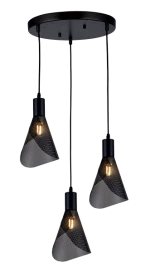 PARIS PENDANT 3XE14 BLACK