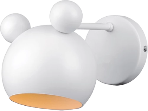 MICKEY WALL LAMP 1XE27 WHITE