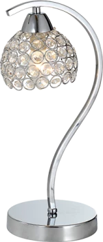 LIZA TABLE LAMP 1XE14 CHROME