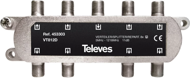453303 splitter 8 ways F 5-1218 MHz