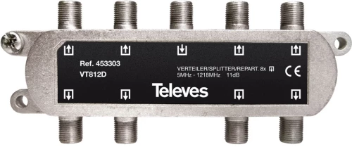 453303 splitter 8 ways F 5-1218 MHz