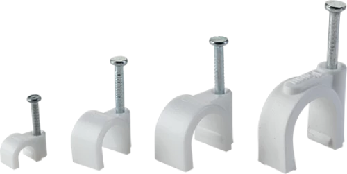 CABLE FIXING CLIPS 10mm 100pcs.