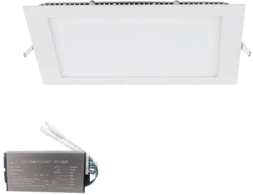 LED PANEL SQUARE SURFACE 18W 6300-6500K 220X220+EM