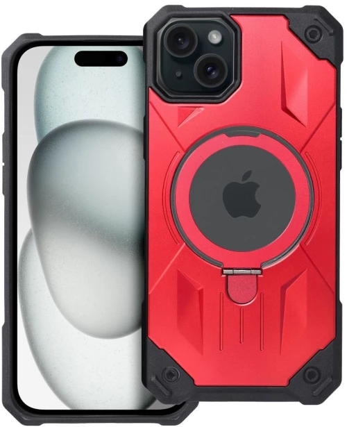 Armor Mag Cover Θήκη συμβατή με MagSafe για iPhone 15 Plus - Κόκκινο