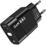 Techsuit® Φορτιστής Χωρίς Καλώδιο με Θύρα USB-A και USB-C 65W Quick Charge 3.0 Μαύρος (CHPD131) BULK
