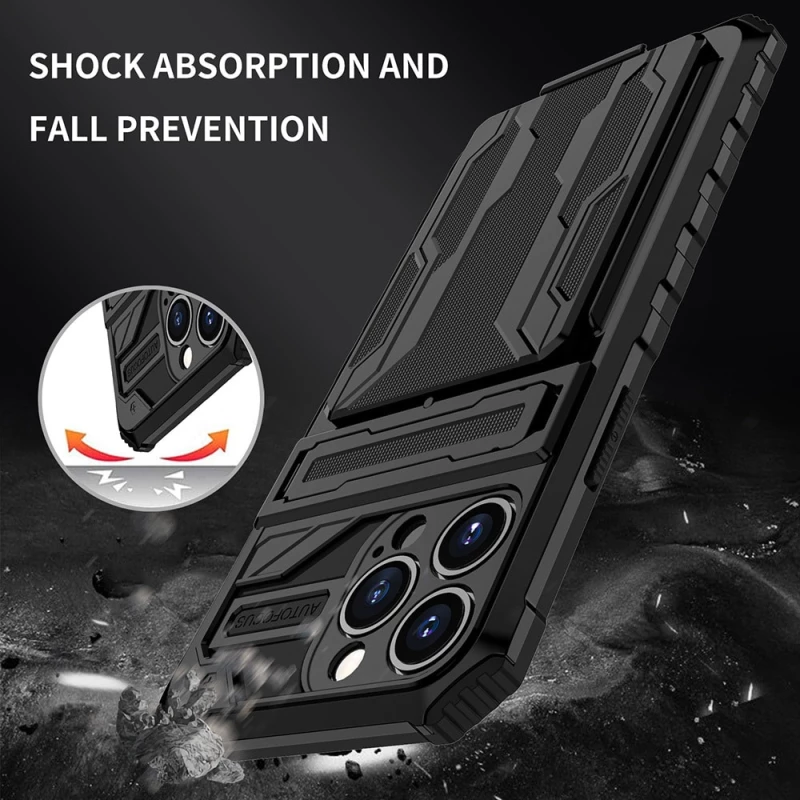 Tel Protect® Θήκη Compo Case iPhone 12 Pro Μαύρο