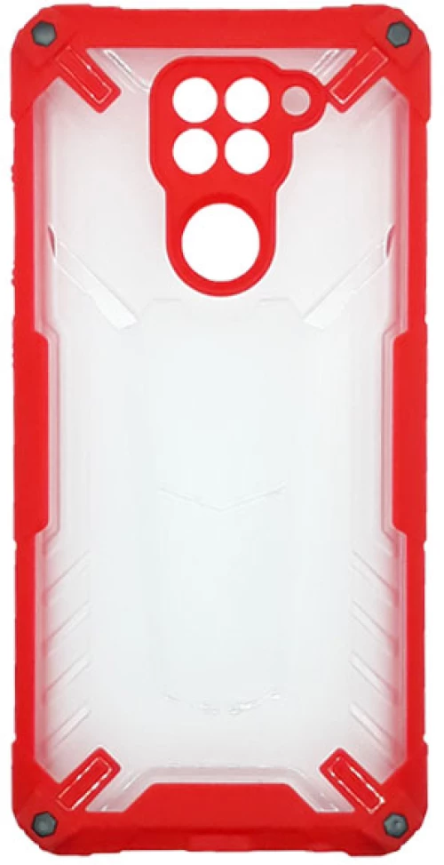 Θήκη Tel Protect Fusion-X Xiaomi Redmi Note 9 Χρώματος Κόκκινο