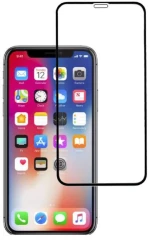 Nuon® Tempered Glass Full Glue/Cover 3D/9H iPhone XS Max / iPhone 11 Pro Max με Περίγραμμα Μαύρο