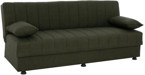 ΚΑΝΑΠΕΣ ΚΡΕΒΑΤΙ ANDRI ΤΡΙΘΕΣΙΟΣ DARK OLIVE FB93239.05 180x72x77 εκ.