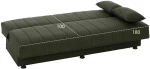 ΚΑΝΑΠΕΣ ΚΡΕΒΑΤΙ ANDRI ΤΡΙΘΕΣΙΟΣ DARK OLIVE FB93239.05 180x72x77 εκ.