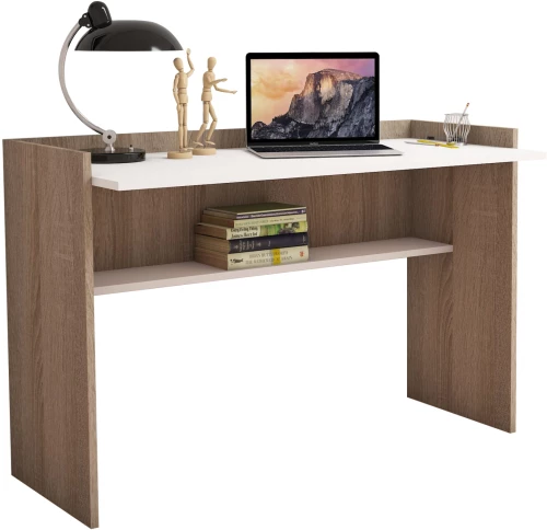 ΓΡΑΦΕΙΟ ΜΕΛΑΜΙΝΗΣ SONAMA ΛΕΥΚΟ 118x58x80Υεκ.FB99227.12