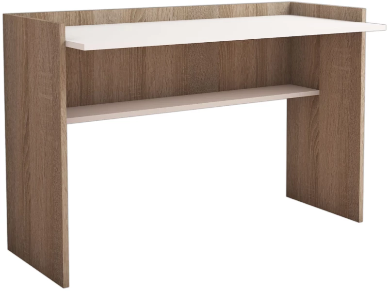 ΓΡΑΦΕΙΟ ΜΕΛΑΜΙΝΗΣ SONAMA ΛΕΥΚΟ 118x58x80Υεκ.FB99227.12