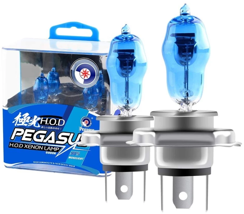 Pegasus Λάμπες Αλογόνου Τύπου Xenon 100/90w 12v H4 6000K 2 τμχ - Xenon lights 1014458