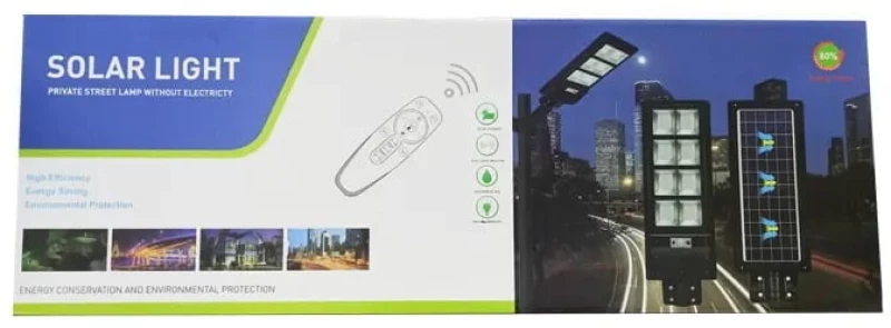 LYLU Ηλιακός προβολέας με τηλεχειριστήριο 400W - Solar light z694611