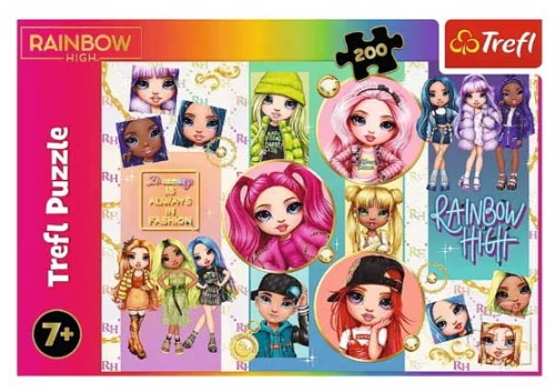 Puzzle Trefl Rainbow High 200pcs