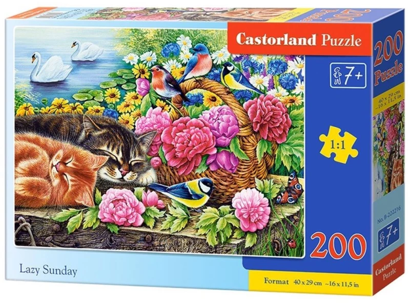 Παζλ Castorland 200τμχ. Lazy Sunday 40x29cm B-222216