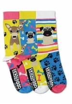 Παιδικές Κάλτσες United Odd Socks 3τμχ. Νο 30,5 - 38.5 Pugs