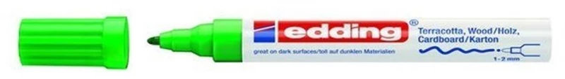Μαρκαδόρος Edding 4040 Διακόσμησης 1-2mm Στρογγυλή Μύτη Πράσινο
