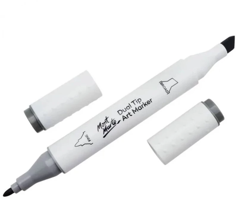 Μαρκαδόρος Διπλής Μύτης Mont Marte Art Marker GY5 Mid Grey (CG5 Gool Grey) MGRD0058