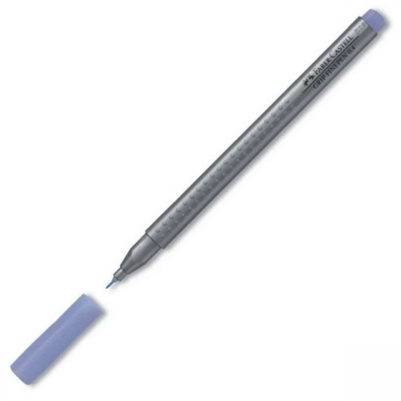 Μαρκαδόρος Faber-Castell Grip Finepen 0.4 Γκρι