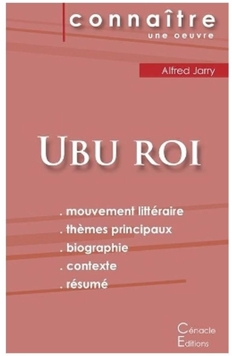 UBU ROI DE ALFRED JARRY (FICHE DE LECTURE)  POCHE