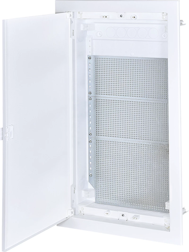 FLUSH MOUNTING ENCLOSURE FOR IT EQUIPMENT - 3 ROWS, WHITE DOOR IP30 IN63A 592X346X92mm