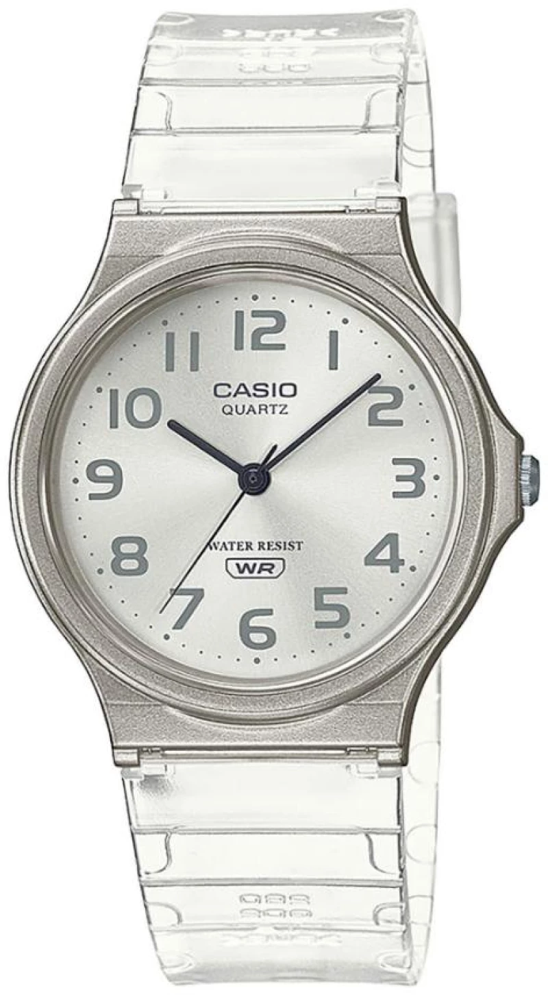 Casio Ρολόι με Λευκό Καουτσούκ Λουράκι (mq-24s-7bef) (Casmq-24s-7bef)