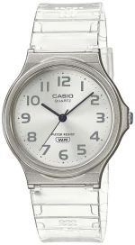 Casio Ρολόι με Λευκό Καουτσούκ Λουράκι (mq-24s-7bef) (Casmq-24s-7bef)