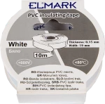 INSULATING TAPE 10mx19mm WHITE
