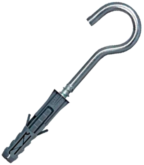 HOOK SCREW WITH PLUG D6/4x35mm