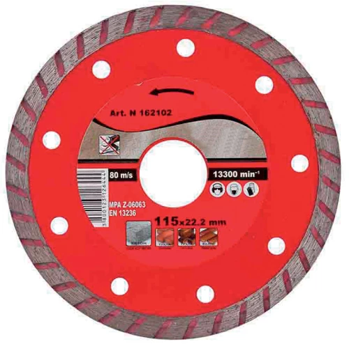 DIAMOND CUTTING DISC TURBO 115x22.2mm