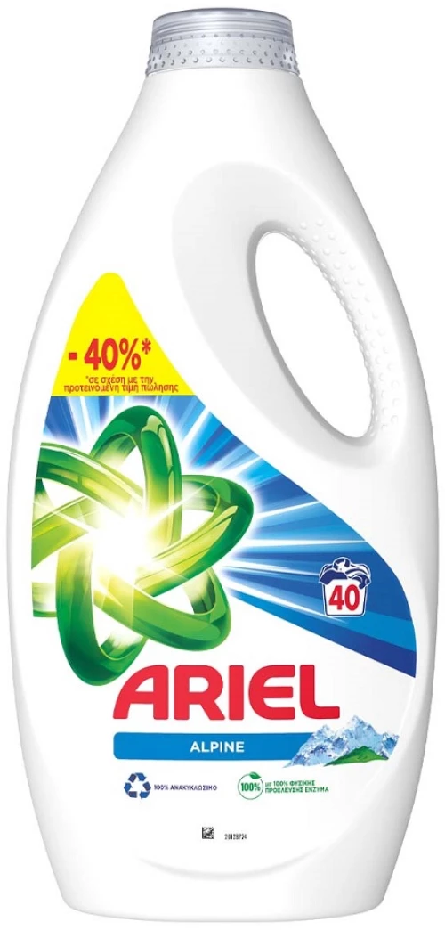 Ariel Alpine Υγρό Πλυντηρίου 2000ml