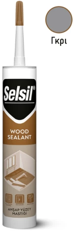 Aκρυλική μαστίχη ξύλου γκρι Wood & Floor Selsil 310ml