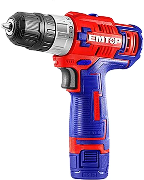 Δραπανοκατσάβιδο μπαταρίας Emtop 12V 2x1.5Ah