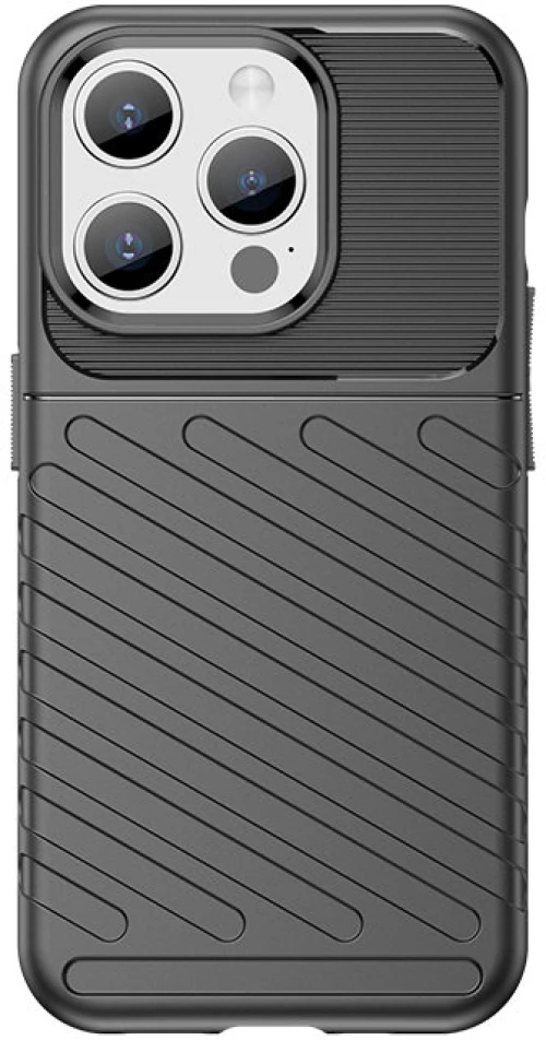 Thunder Armored iPhone 15 Pro Case - black