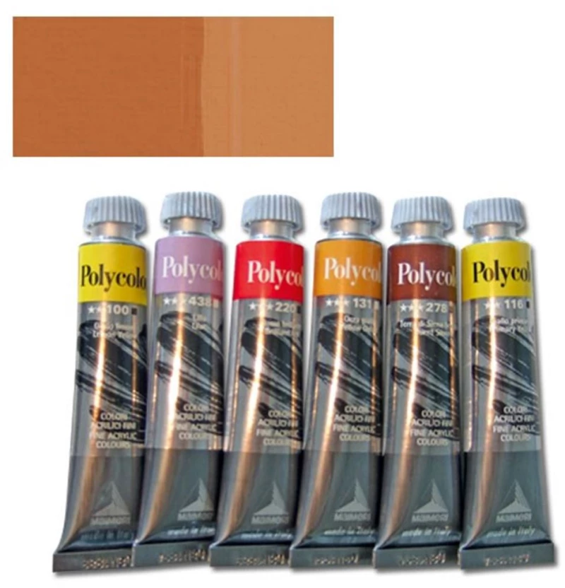 Χρώμα Ακρυλικό Maimeri Polycolor 20ml 161 Raw Sienna 001202161