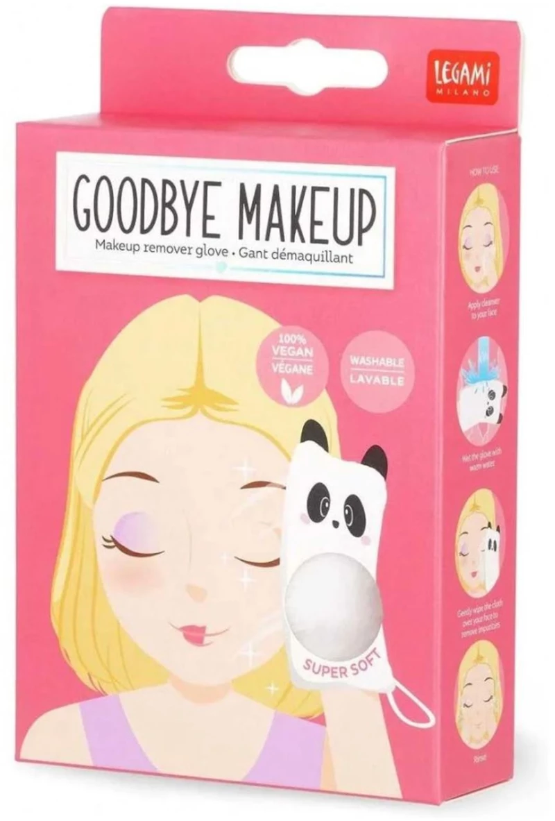 Legami Milano Γάντι Καθαρισμού Προσώπου Goodbye Makeup Panda RGL0001