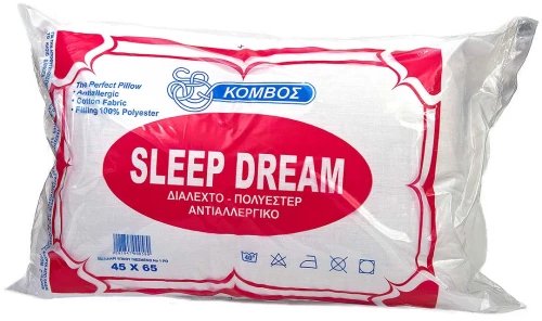 Μαξιλάρι Ύπνου STANDARD Line Cotton 50% - Polyester 50% 600gr 45x65 ΚΟΜΒΟΣ