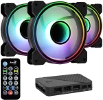 Aerocool Mirage 12 ARGB Pro Case Fan 120mm με Σύνδεση 6-Pin 3τμχ
