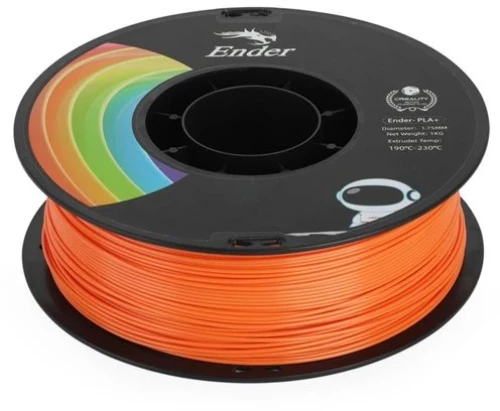 CREALITY EN-PLA+ Orange Ender 3D Printer Filament, Tensile Str. 34MPA, Bending 77MPa, 1 kg Spool1.75