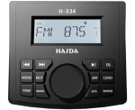 HASDA MP3 PLAYER H-334 4x50W ΜΕ ΡΑΔΙΟΦΩΝΟ/USB/BLUETOOTH (ΑΔΙΑΒΡΟΧΟ/ΣΤΡΟΓΓΥΛΟ/ΜΑΥΡΟ) H-334/HSD