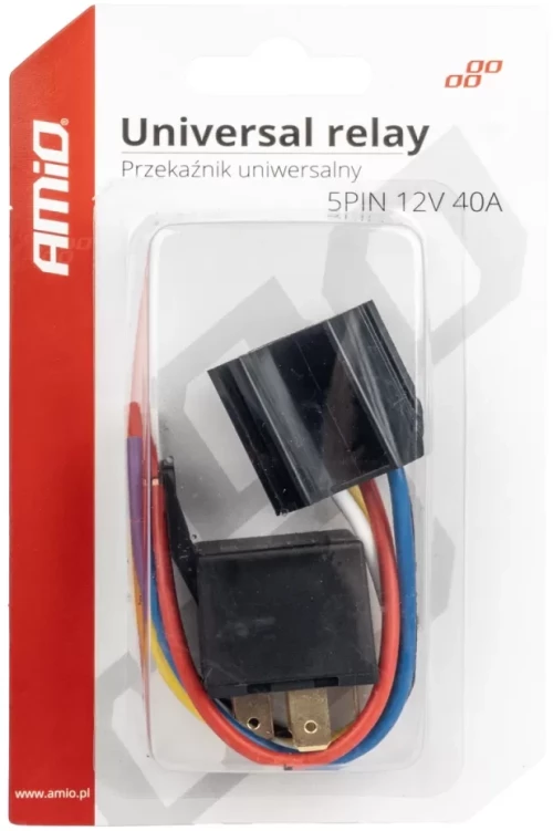ΡΕΛΕ ΜΕ ΚΑΛΩΔΙΩΣΗ 12V 40A 5 ΕΠΑΦΩΝ ΓΙΑ ΑΥΤΟΜΑΤΑ ΦΩΤΑ ΗΜΕΡΑΣ/ΣΥΝΑΓΕΡΜΟ ΑΥΤΟΚΙΝΗΤΟΥ/ΚΛΕΙΔΑΡΙΑ ΑΝΑΦΛΕΞΗΣ ΑMiO - 1 TEM. 03510/AM