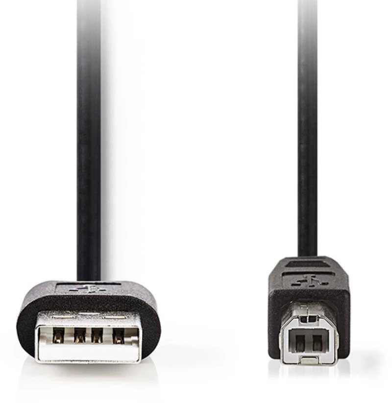 NEDIS CCGL60101BK30 USB 2.0 CABLE, USB-A MALE - USB-B MALE 4.5W 480Mbps 3.00m BLACK