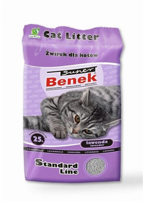Αμμος για Γάτες Super Benek Λεβάντα 25 L S9111389