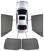 VW JETTA 4D 2011+ ΚΟΥΡΤΙΝΑΚΙΑ ΜΑΡΚΕ CAR SHADES - 4 ΤΕΜ. PVC.VW-JETT-4-B