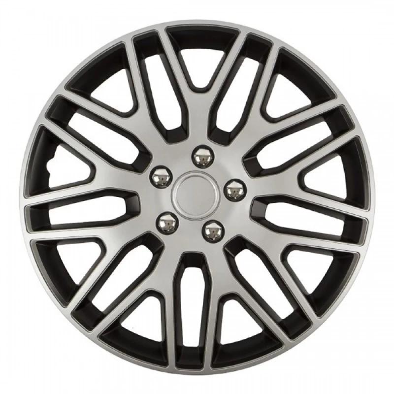 ΤΑΣΙ 14" DAKAR NC ΜΑΥΡΟ/ΑΣΗΜΙ - ΣΕΤ 4 ΤΕΜ ΣΕ ΚΟΥΤΙ 8491/AM