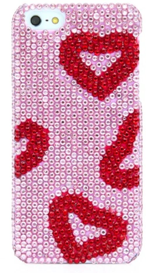 Back Cover Strass για iPhone 5/5s/SE A130 A130 OEM_ΡΟΖ