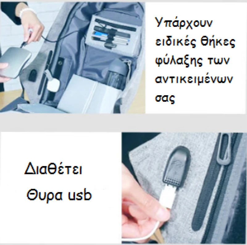 ΑΝΤΙΚΛΕΠΤΙΚΟ ΣΑΚΙΔΙΟ ΠΛΑΤΗΣ 3228 ΜΑΥΡΟ